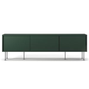 Decotique Vogue TV-bänk med Ben 180 Grön/ Svart