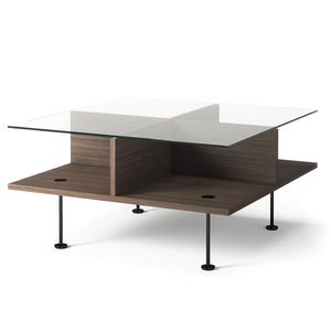 Decotique Vogue Soffbord 70x70 Mörk Ek/ Svart