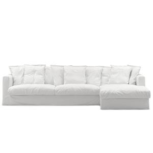 Decotique Le Grand Air 3-sitssoffa Divan Höger Vit