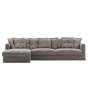 Decotique Le Grand Air 3-sits soffa divan vänster rökt granit