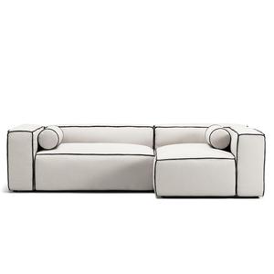 Decotique Grand Hue 3-sits Soffa Divan Höger Ånga/ Vit/grafitgrå