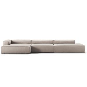 Decotique Grand 5-sitssoffa Öppen Ände Höger Sandskal/ Beige