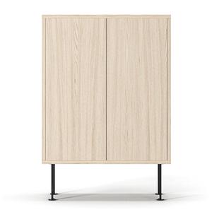 Decotique Vogue 64 Skåp Vitpigmenterad Ek/ Svart