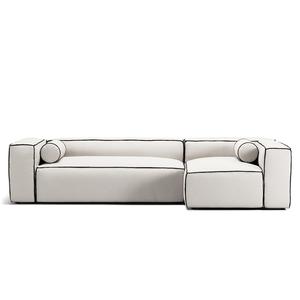 Decotique Grand Hue 4-sits Soffa Divan Höger Ånga/ Vit/grafitgrå