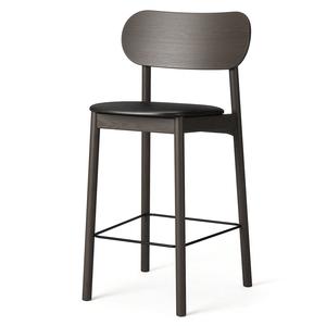 Decotique Elephant Barpall Mörk Ek/ Svart Läder