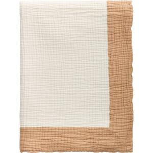 Decotique Ella Crincle Överkast 260x260 Mörk Sandfärgad