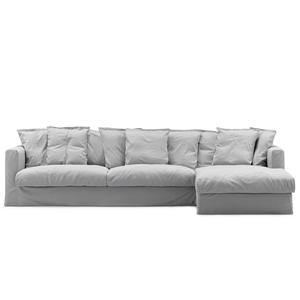 Decotique Le Grand Air 3-sitssoffa Divan Höger Ljusgrå