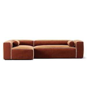 Decotique Grand Hue 4-sits Soffa Divan Vänster Månvit/ Koppar