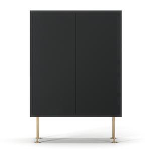 Decotique Vogue 64 Skåp Antracit/ Mässing