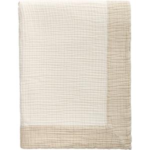 Decotique Ella Crincle Överkast 260x260 Sandfärgad
