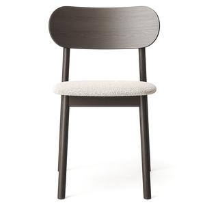 Decotique Elephant Matstol Mörk Ek/Vit Bouclé