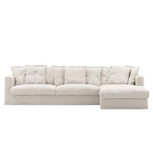 Decotique Le Grand Air 3-sits soffa divan höger krämvit