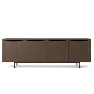 Decotique Sandfärgad TV-bänk Mörk Ek