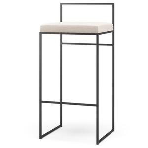 Department Utomhusbarstol med Ryggstöd 90 cm Flanell