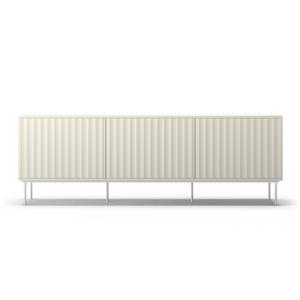 Decotique Wave TV-bänk 3D Krämfärgad