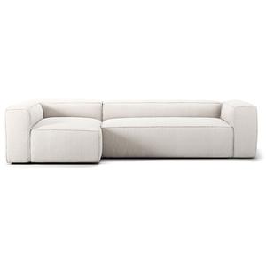 Decotique Grand 4-sits soffa divan vänster ånga/ Vit