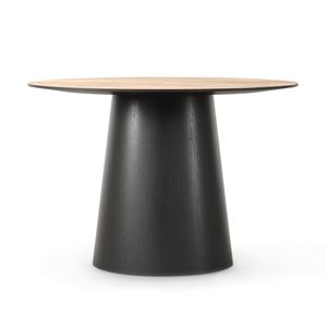 Decotique Social Matbord 150 Svart/Ek/Natur/Ek