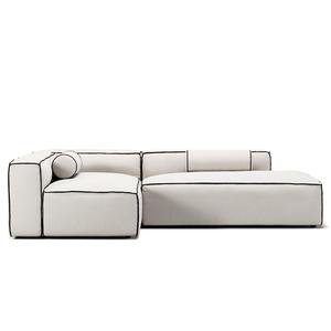 Decotique Grand Hue 3-sits Loungesoffa Öppen Ände Höger Ånga/ Vit/grafitgrå