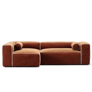 Decotique Grand Hue 3-sits Soffa Divan Vänster Månvit/ Koppar