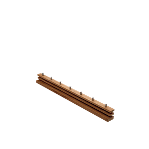 Fritz Hansen Skagerak Collection Cutter-kapphängare 100 cm Teak/Rostfritt Stål