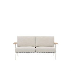 Muuto Settle Outdoor 2-Sits Soffa Laze 1/ Grå