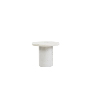 Frama Sintra Sidobord/Soffbord Liten Vit Marmor