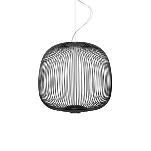 Foscarini Spokes 2 Midi Taklampa med LED Svart