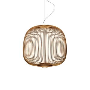 Foscarini Spokes 2 Midi Taklampa med LED Koppar