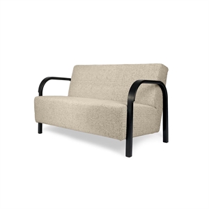 Mazo ARCH 2-personers Soffa Daw/McNutt/3278-11/ Svart Ek