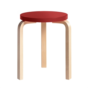 Artek Pall 60 Pall Björk/ Röd