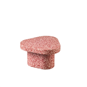 Miniforms Superpop Sidobord Ø55 Tavolino Basso/Superröd