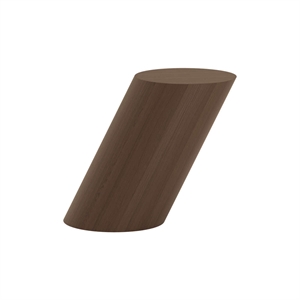 NORR11 Tiltbart Sidobord Mörkrökt Ek