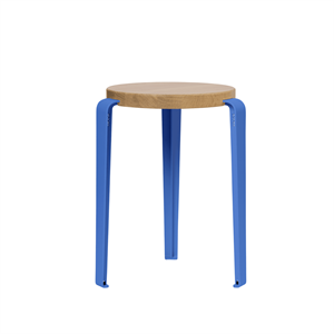TipToe LOU Pall Ek/Azurblå