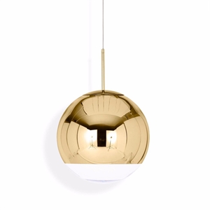 Tom Dixon Mirror Ball Guld Pendel Mellan LED