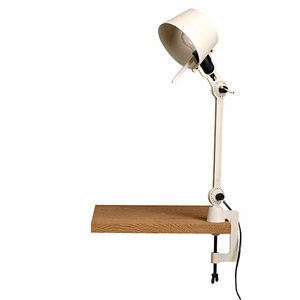 Tonone Bolt En Arm Kort Bordlampe Beige med klemme