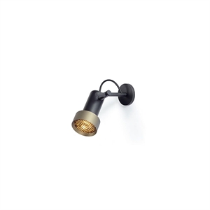 Trizo 21 2Thirty-W1 Honeycomb Vägglampa Svart/ Brons Ring