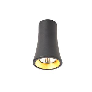 Trizo 21 Naga Spot- og loftlampe Sort + Guld