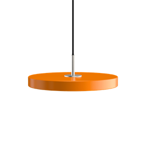 Umage Asteria Plus Mini Taklampa Skärm Orange/ Stål