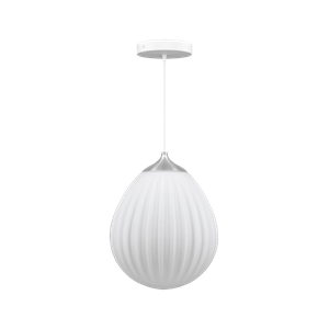 Umage Around World Taklampa Medium Stål/ Vit