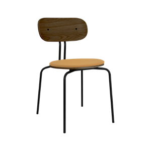 Umage Curious Matstol Rökt Ek/ Svart/ Mandarin