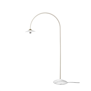 Valerie Object Stålampa N2 Golvlampa Elfenben/Marmor