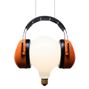 Ingo Maurer Shhh! Taklampa Arancio