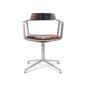 Vipp 452 Swivel Swivel Chair Guesthouse Edition Todos Santos Mexico Jacquard Tyg/ Aluminium