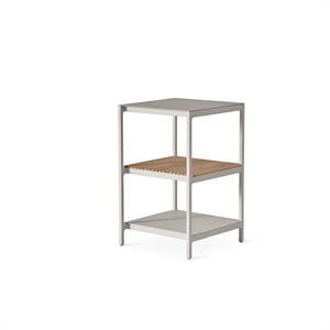 Vipp 740 Utomhusköksmodul Liten Aluminium/Teak