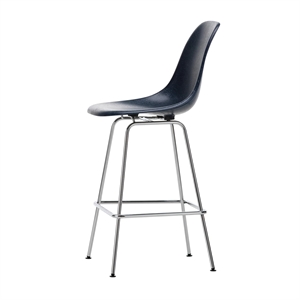 Vitra Eames Barpall i Glasfiber Medium Blå/ Krom