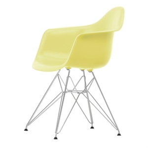 Vitra Eames Plast DAR Matstol RE Lemon/ Krom