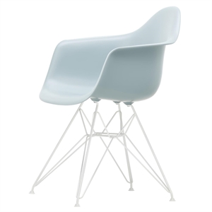 Vitra Eames Plast RE DAR Matstol Is Grey/ Vit