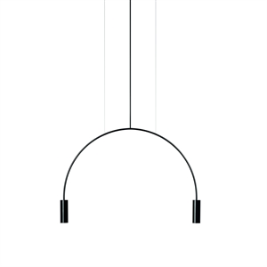 Estiluz Volta Taklampa Svart 2 Ljuskällor