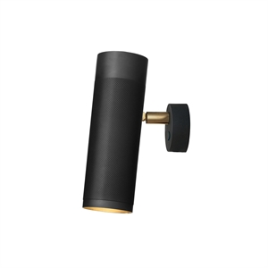 Thorup Copenhagen Cartridge Vägglampa Svart Rökfärgad Mässing