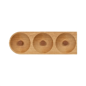 We Do Wood massiv klädhängare med 3 stycken i ek